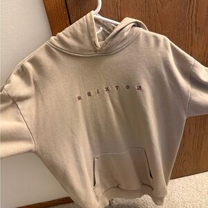 Brixton Tan Logo Pullover Hoodie